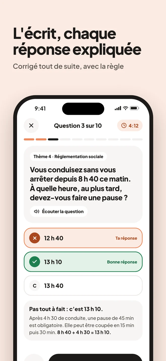 L’écrit, chaque réponse expliquée : une question corrigée tout de suite