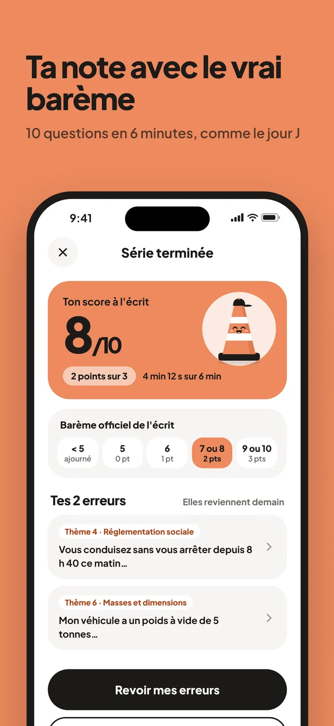 Ta note avec le vrai barème : le résultat d’une série de 10 questions